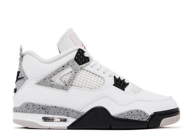 Air Jordan 4 "White Cement" 2025 FV5029-100 Men's & GS Basketball Sneakers