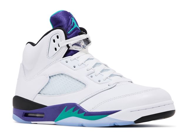 Air Jordan 5 Retro Grape (2025) Men's & Youth Basketball Sneakers HQ7978-100
