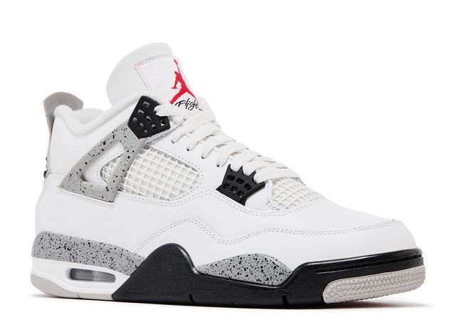 Air Jordan 4 "White Cement" 2025 FV5029-100 Men's & GS Basketball Sneakers