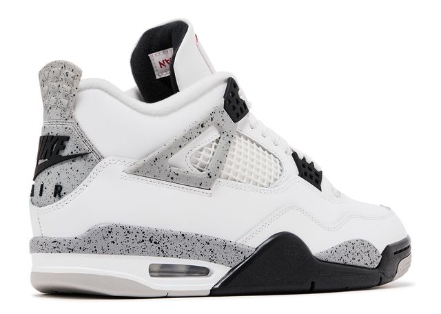 Air Jordan 4 "White Cement" 2025 FV5029-100 Men's & GS Basketball Sneakers