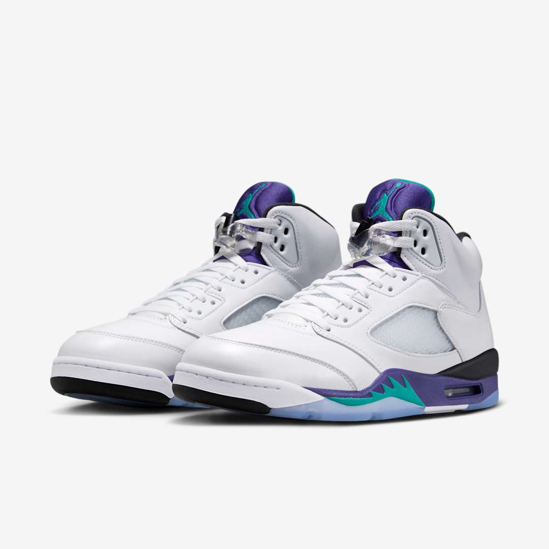Air Jordan 5 Retro Grape (2025) Men's & Youth Basketball Sneakers HQ7978-100