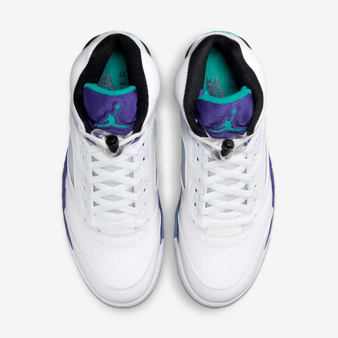 Air Jordan 5 Retro Grape (2025) Men's & Youth Basketball Sneakers HQ7978-100