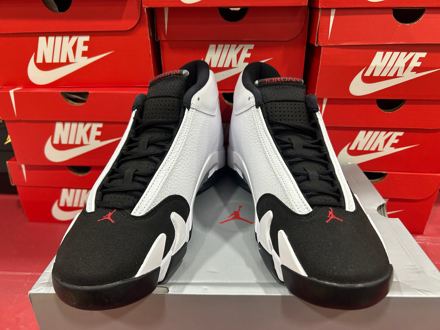 Air Jordan 14 Retro 2014 Black Toe Men's Performance Basketball Shoes