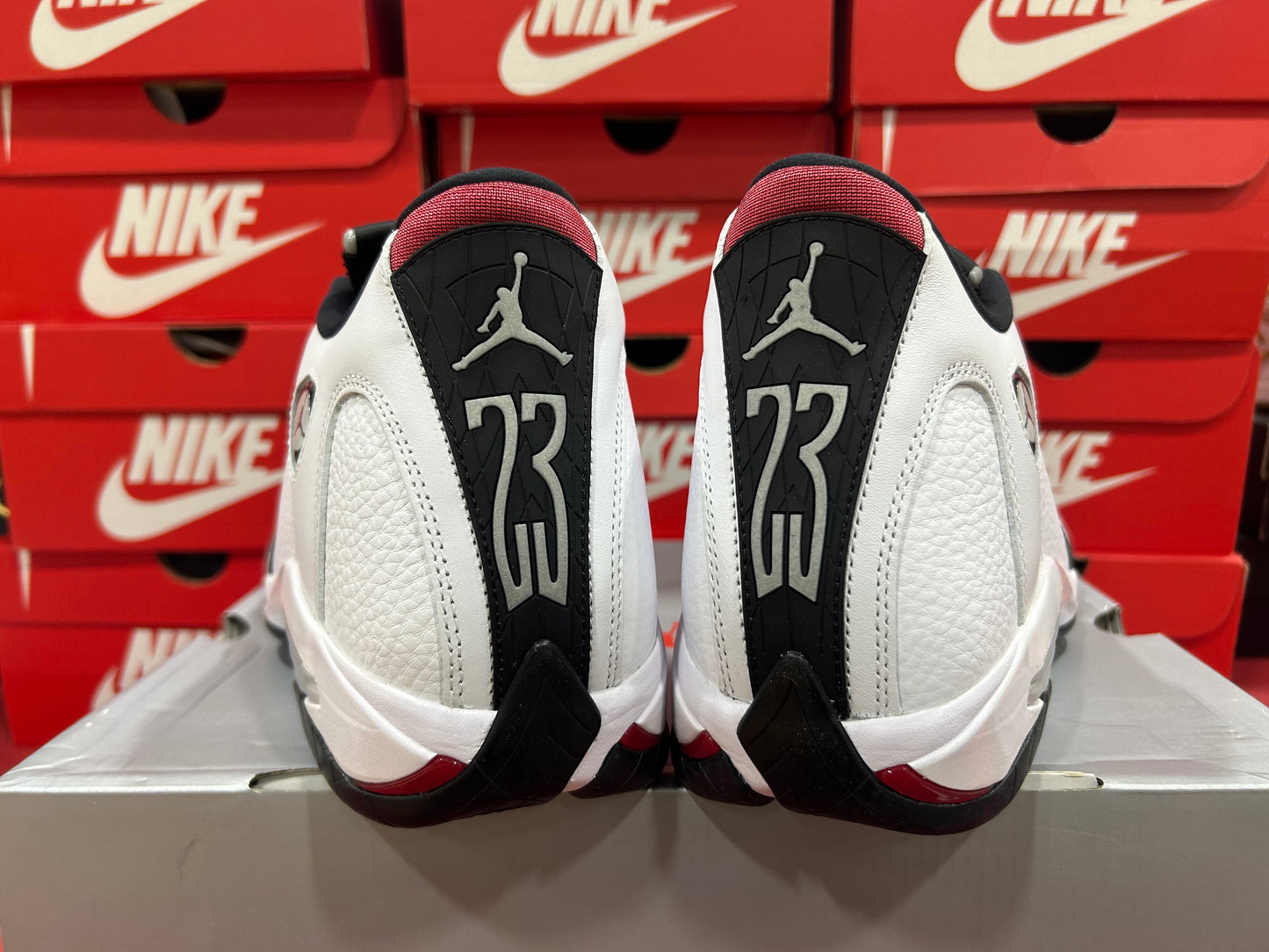 Air Jordan 14 Retro 2014 Black Toe Men's Performance Basketball Shoes