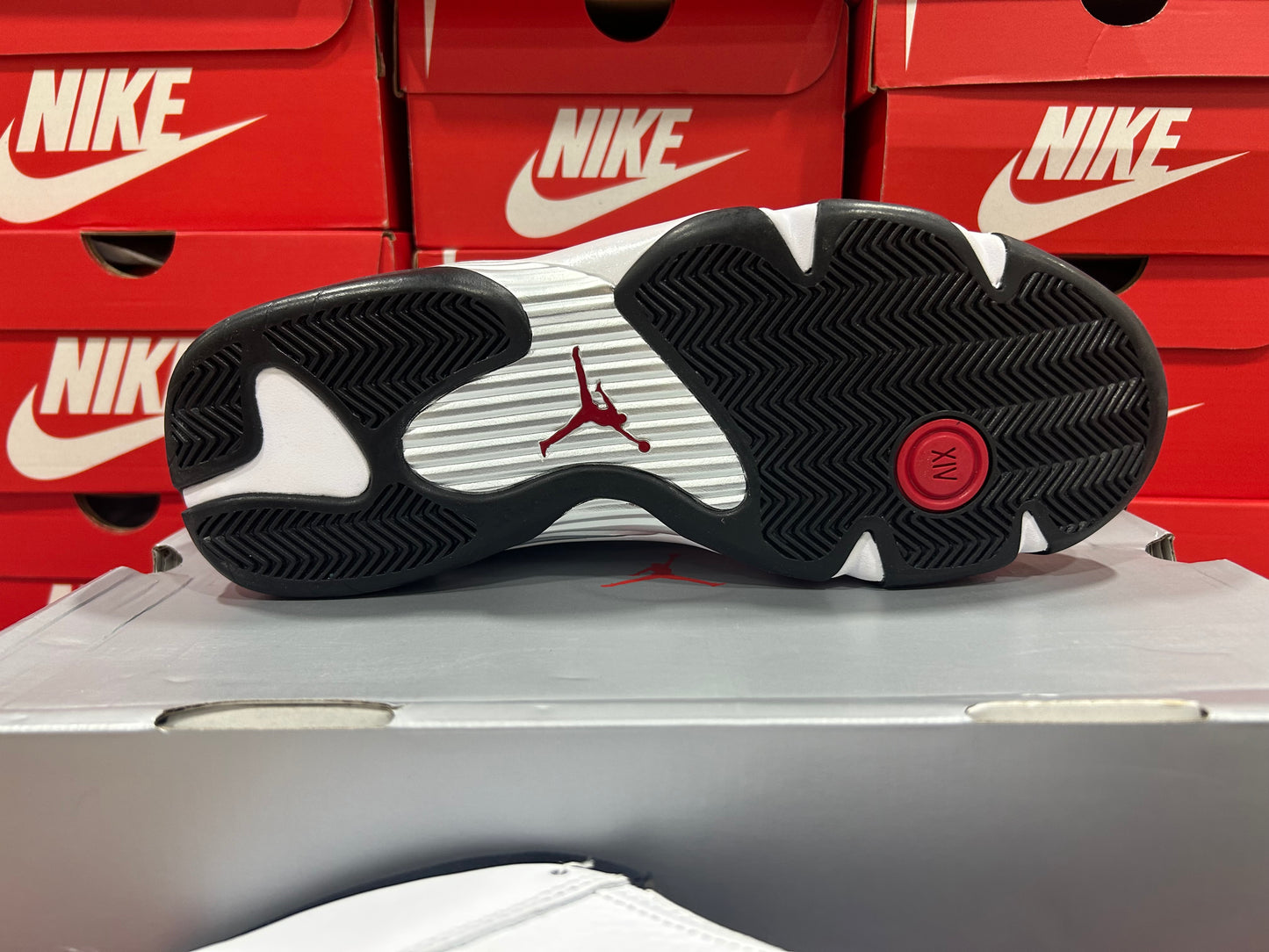 Air Jordan 14 Retro 2014 Black Toe Men's Performance Basketball Shoes