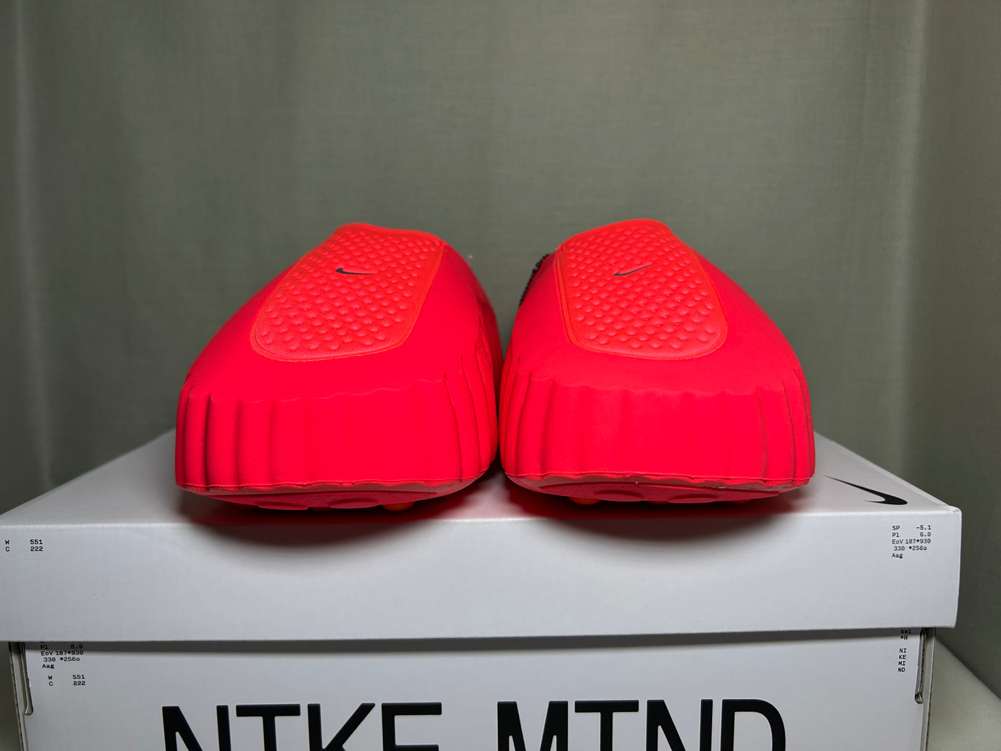 Nike Mind 001 Solar Red HQ4307-600 Men's Sizes Neuroscience Mindful Pregame Mule Shoes