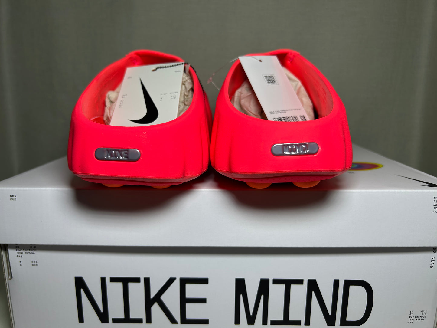 Nike Mind 001 Solar Red HQ4307-600 Men's Sizes Neuroscience Mindful Pregame Mule Shoes