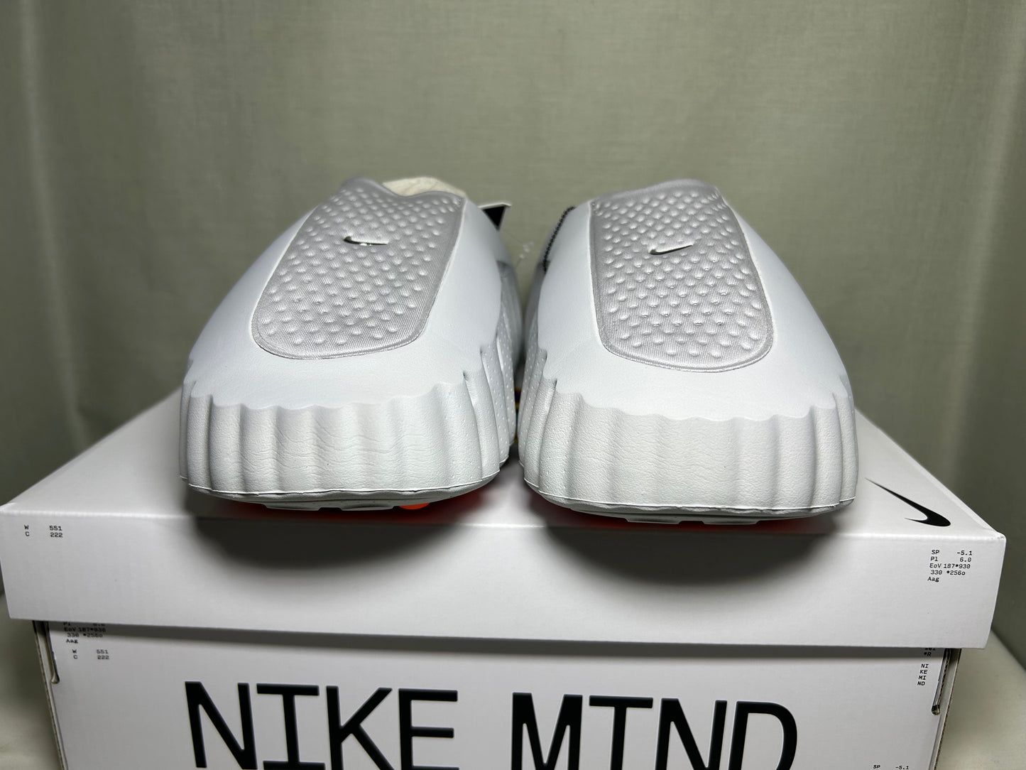 Nike Mind 001 Light Smoke Grey HQ4307-003 Sizes Neuroscience Performance Pregame Mule Shoes