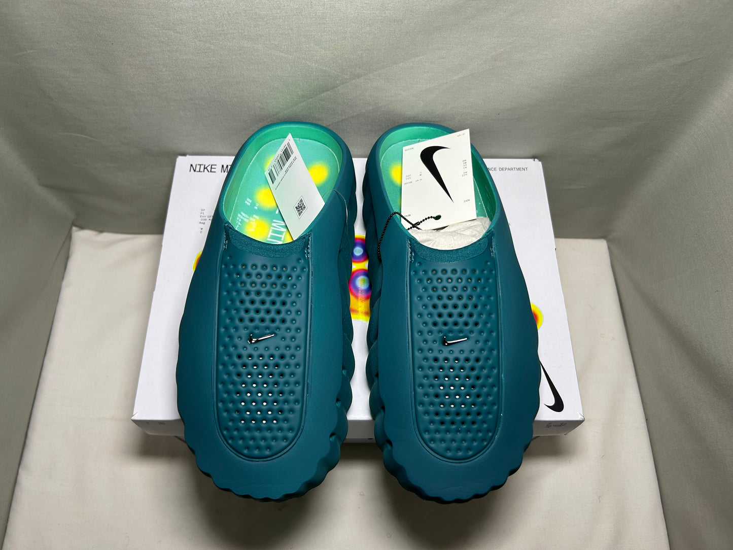 Nike Mind 001 Slide Geode Teal Light Menta Neuroscience Slides HQ4307-301